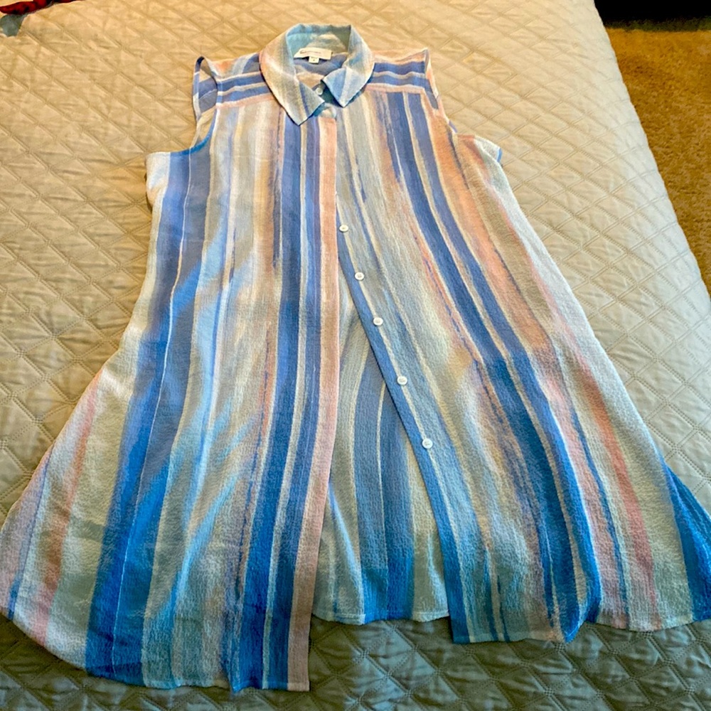 Vince Camuto shirt dress can use to cover up